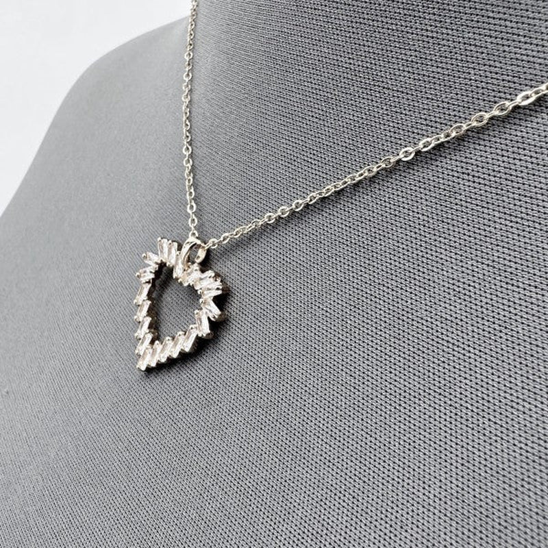 Secret Box Dainty Heart Shape Pendant Necklace