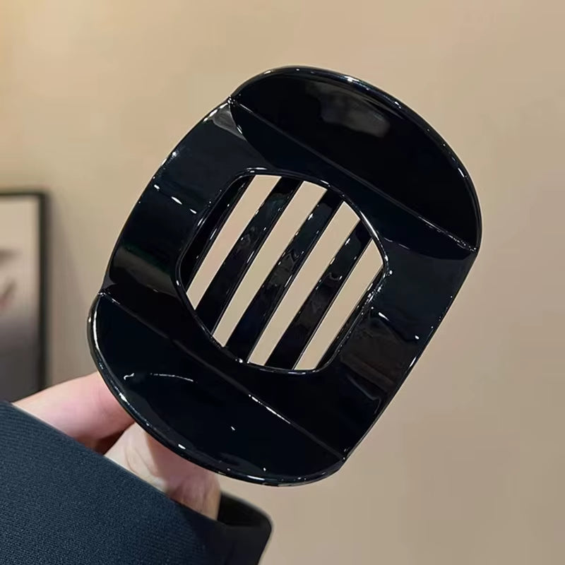 New Korean Acetic Acid Hair Clip Hair Accessories Women'S Spoon Clip Spring Clip Leopard Hair Clip Top Clip Simple Headpiece