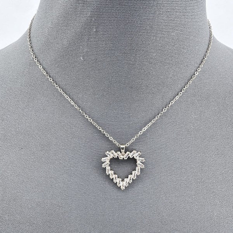 Secret Box Dainty Heart Shape Pendant Necklace