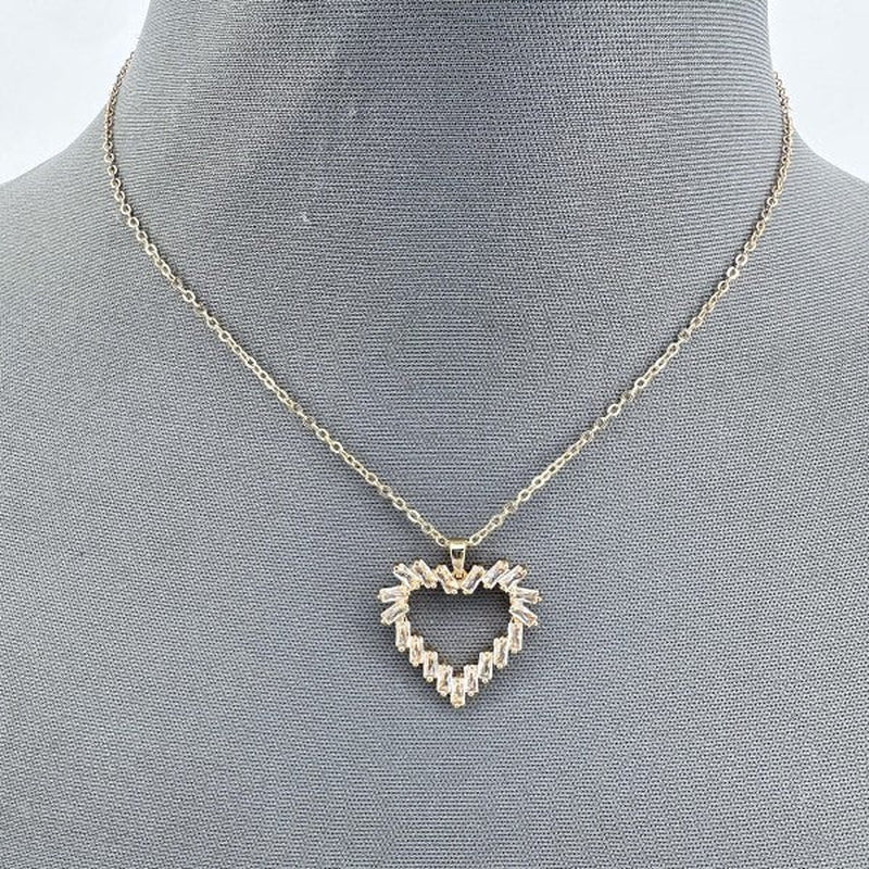 Secret Box Dainty Heart Shape Pendant Necklace