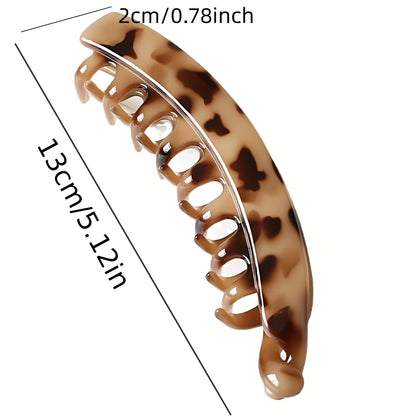 Matte Banana Hair Clip Fish Shaped Hairpin Ponytail Headband for Women Hair Accessories Hairgripstwist Clamp Barrettes Headwear